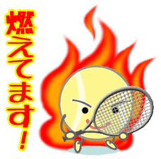 Let's enjoy tennis sticker #9076773