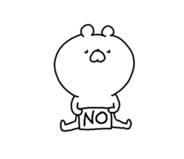 The smile of bear 2 sticker #9076881