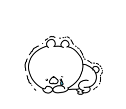 The smile of bear 2 sticker #9076889