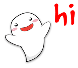 Rikuma cute ghost sticker #9077336