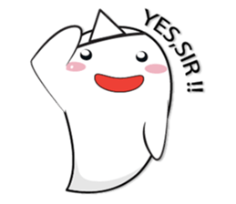 Rikuma cute ghost sticker #9077337