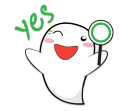 Rikuma cute ghost sticker #9077339