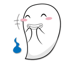 Rikuma cute ghost sticker #9077341