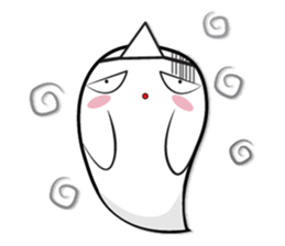 Rikuma cute ghost sticker #9077342