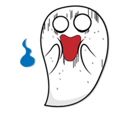 Rikuma cute ghost sticker #9077344