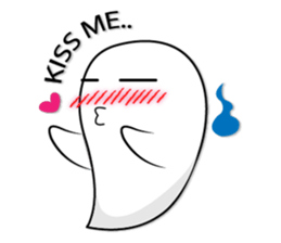 Rikuma cute ghost sticker #9077348