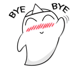 Rikuma cute ghost sticker #9077350