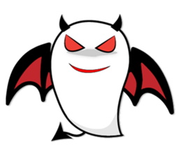 Rikuma cute ghost sticker #9077353