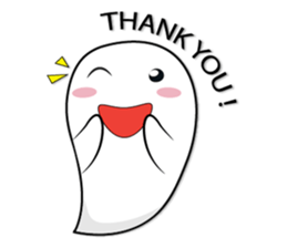 Rikuma cute ghost sticker #9077356
