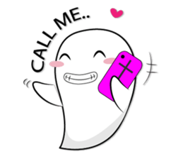 Rikuma cute ghost sticker #9077358