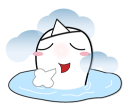 Rikuma cute ghost sticker #9077359