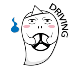 Rikuma cute ghost sticker #9077361