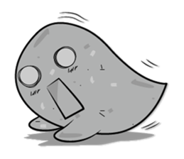 Rikuma cute ghost sticker #9077362