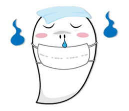Rikuma cute ghost sticker #9077364