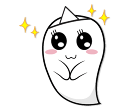 Rikuma cute ghost sticker #9077365