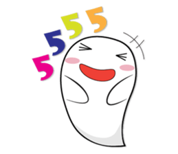 Rikuma cute ghost sticker #9077366