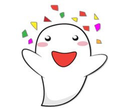Rikuma cute ghost sticker #9077367