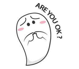 Rikuma cute ghost sticker #9077368