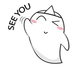 Rikuma cute ghost sticker #9077370