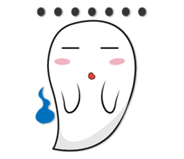 Rikuma cute ghost sticker #9077373
