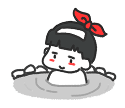 AKI always dress in grey sticker #9077431