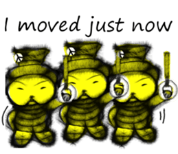 Soft hair Nekoron (English) sticker #9077462