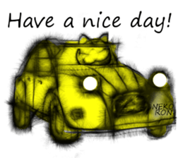 Soft hair Nekoron (English) sticker #9077486