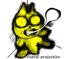 Soft hair Nekoron (English) sticker #9077491