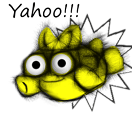 Soft hair Nekoron (English) sticker #9077492