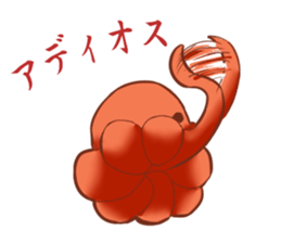 Old octopus sticker #9077661