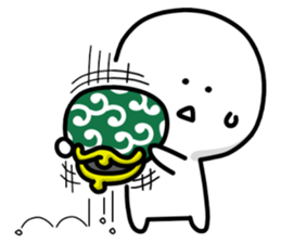 White guy of different dimension ver.2 sticker #9078143