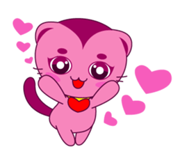 Bluecat the second words sticker #9078536