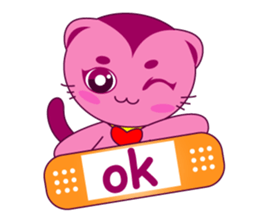 Bluecat the second words sticker #9078537