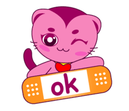 Bluecat the second words sticker #9078537