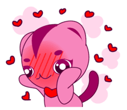 Bluecat the second words sticker #9078545