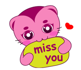 Bluecat the second words sticker #9078555