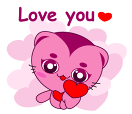 Bluecat the second words sticker #9078560