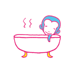 monkey-monkey sticker #9078610