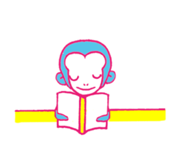 monkey-monkey sticker #9078611