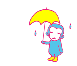 monkey-monkey sticker #9078615