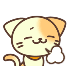 Nekonoke ~Sometimes cheeky cat~ sticker #9079187