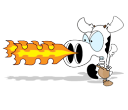 Wow Cow sticker #9080056