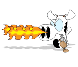 Wow Cow sticker #9080056