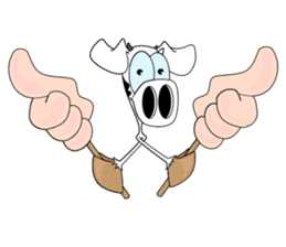 Wow Cow sticker #9080067