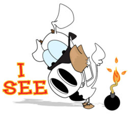 Wow Cow sticker #9080075