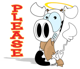 Wow Cow sticker #9080076