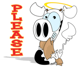 Wow Cow sticker #9080076