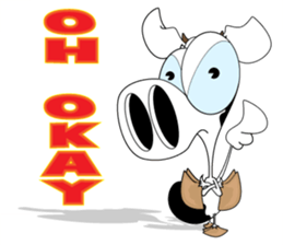 Wow Cow sticker #9080077