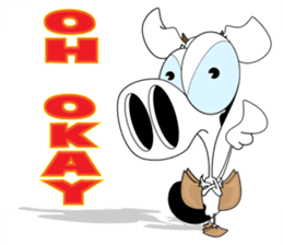 Wow Cow sticker #9080077