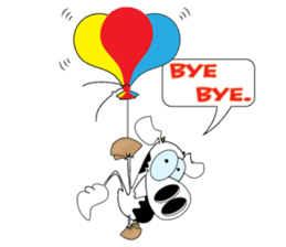 Wow Cow sticker #9080088